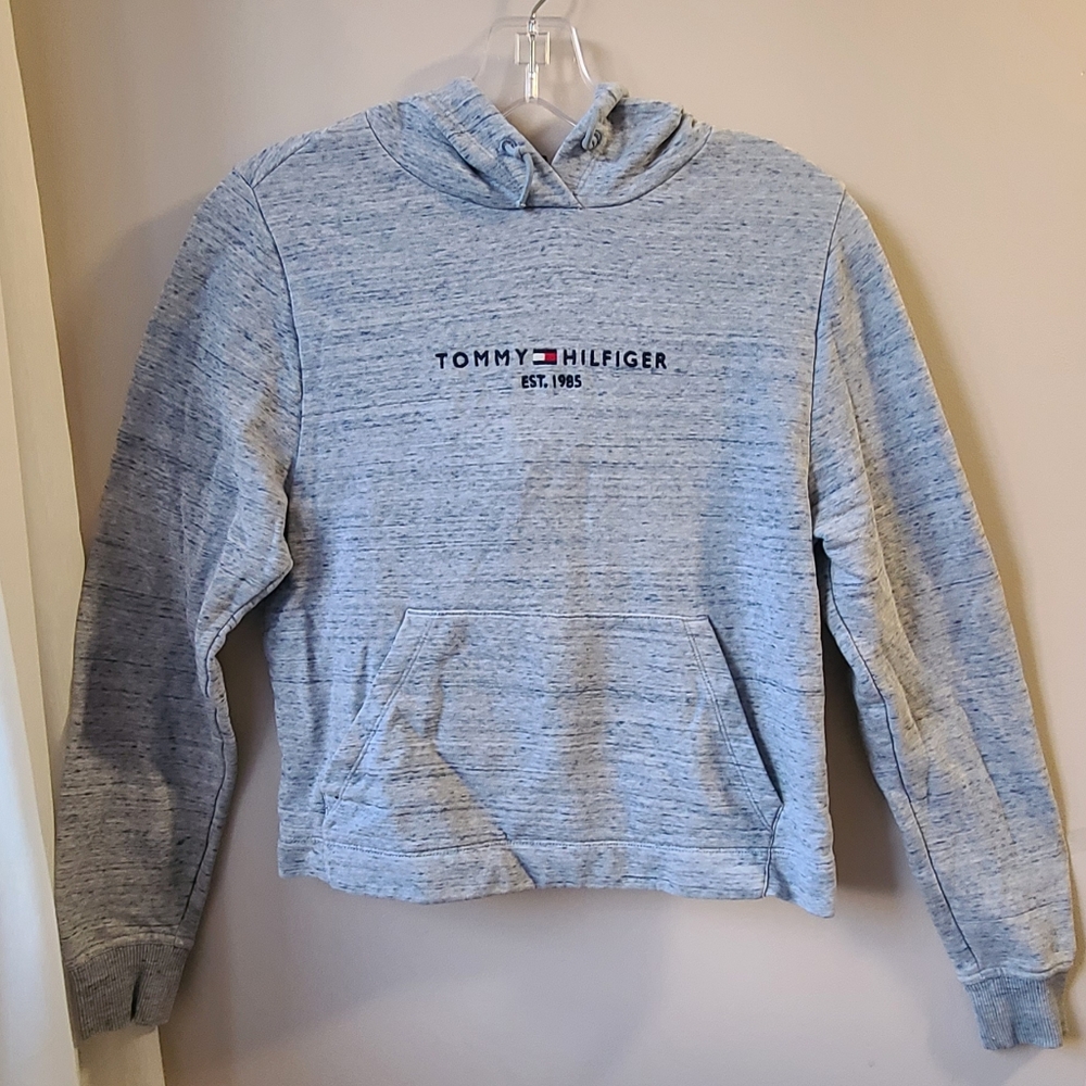 Tommy Hilfiger Cropped Hoodie Sweatshirt - size XS